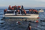 Thumbnail for File:20151030 Syrians and Iraq refugees arrive at Skala Sykamias Lesvos Greece 2.jpg