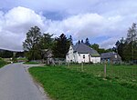 Thumbnail for File:A white harled house at Tom Orain - geograph.org.uk - 4002711.jpg