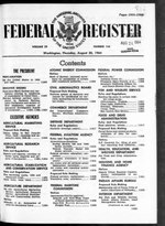 Мініатюра для File:Federal Register 1964-08-20- Vol 29 Iss 163 (IA sim federal-register-find 1964-08-20 29 163).pdf