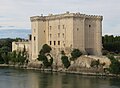 View from south-west with the Rhône River