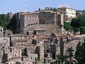 Panorama of Sorano, southern Tuscany