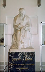 Thumbnail for File:Carolina Rediviva Linnaeus statue.jpg