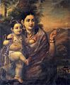 Yasoda with Krishna