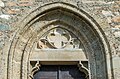 English: Gothic tympanum at the western portal Deutsch: Gotisches Tympanon vom West-Portal