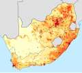 Population density map