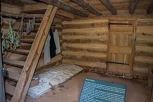 Slave quarters at George Washington's plantation at Mt. Vernon