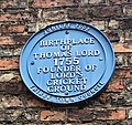 wikimedia_commons=File:Thomas Lord plaque.jpg