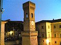 La torre civica vista dal Municipio