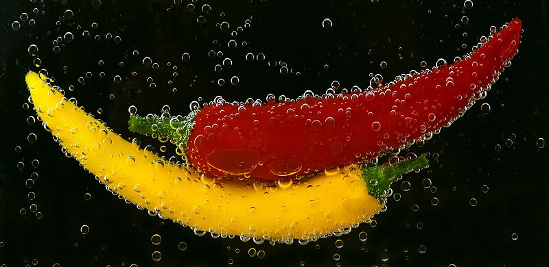 File:Peppers in water.jpg