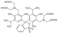 Deutsch: Struktur von Methylthymolblau English: Structure of Methylthymol blue