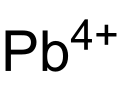 Deutsch: Struktur des Pb4+-Ions English: Structure of the Pb4+ ion