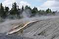 Excelsior Geyser Falls in Yellowstone