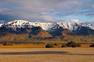 Snow capped Steens Mountain