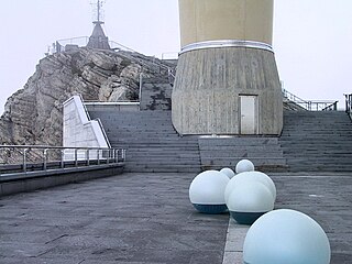 Swisscom radio station on the top of the Säntis