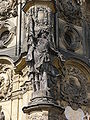 Statue of Saint Maurice on the Holy Trinity Column in Olomouc in Olomouc (Czech Republic).