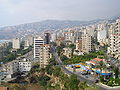 A view from the téléférique to north