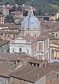 Siena, chiesa di Provenzano dalla Torre del Mangia