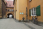 A water pump in the Fuggerei