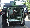 French armoured military ambulance interior