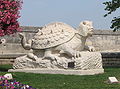 Statue next to the Château