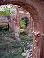 Detalle de las ruinas de la iglesia del Convento de San Guillermo, Castielfabib (Valencia). Año 2009.