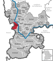 Lage im Landkreis Miltenberg bzw. in Bayern (oben rechts)