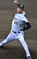 Thumbnail for File:Masaru Nakamura Orix Buffaloes 20220730.jpg