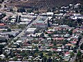 Close-up of Graaff-Reinet from the Valley of Desolation