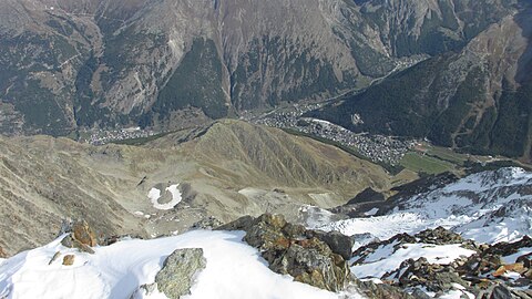 Saas-Grund und Saas-Fee im Saastal, oberes Vispertal.