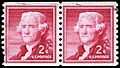 Thomas Jefferson, 2¢, coil (2 stamps)