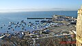 Le port de Tamentfoust vu du bordj