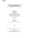 Thumbnail for File:DEMOCRACY IN LATIN AMERICA- SUCCFSSFS, CHALLENGFS AND THE FUTURE (IA gov.gpo.fdsys.CHRG-109hhrg28366).pdf