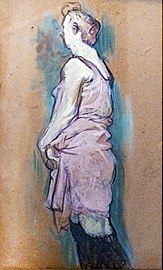   Femme de maison blonde