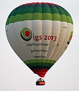 Cameron fire balloon A-300 (D-OIGS) over Uetersen, Germany