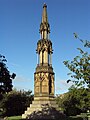 Monument to Queen Victoria in the centre of Hamilton Square