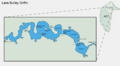 Map of Lake Burley Griffin