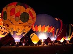 Balloon glow