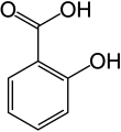 Deutsch: Struktur von Salicylsäure English: Structure of Salicylic acid