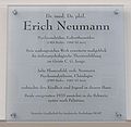 Erich Neumann, Pariser Straße 4