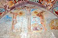 English: Late Gothic fresco from 1523 of the Crucifixion of Christ at the loggia`s north wall Deutsch: Spätgotisches Fresko der Kreuzigung Christi aus 1523 an der Loggia-Nordwand