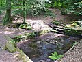 Les Trois Fontaines : la fontaine aval.