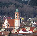 Stadtpfarrkirche Krumbach von Südwesten