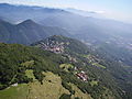 Roncola vista dal parapendio