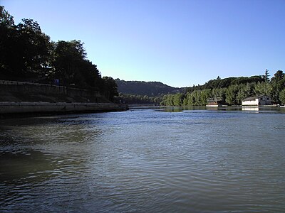 Tevere largo sotto monte Mario