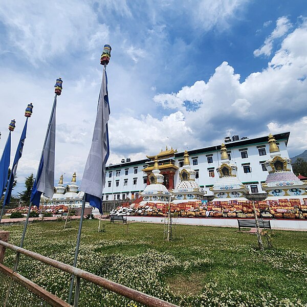 File:Chokling Monastery, External View.jpg