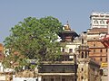 Ganga Keshav Temple, dedicated to Lord Vishnu, built by Maharaja of Nepal, at Lalita Ghat on the Ganges, Varanasi.