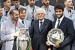 Thumbnail for File:Sergio Mattarella meets Italy national football team and Matteo Berrettini (12 July 2021) 34.jpg