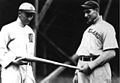 Ty Cobb and Napoleon Lajoie circa 1910