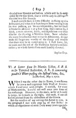 Thumbnail for File:A Letter from Dr Martin Lister, F. R. S. to Dr Tancred Robinson, F. R. S. concerning Pouder'd Blues Passing the Lacteal Veins, etc. (IA jstor-102811).pdf