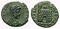 Romain coin, minted in Aquileia.